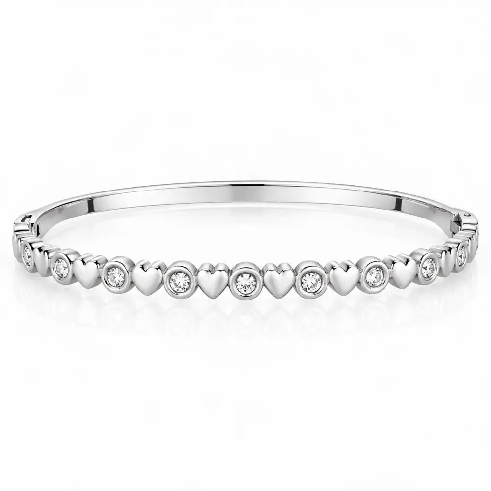 Adoration Heart Bracelet - Silver / Small - Bracelets