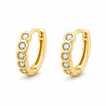 Agatha Huggie Hoop Earrings - Gold - Earrings