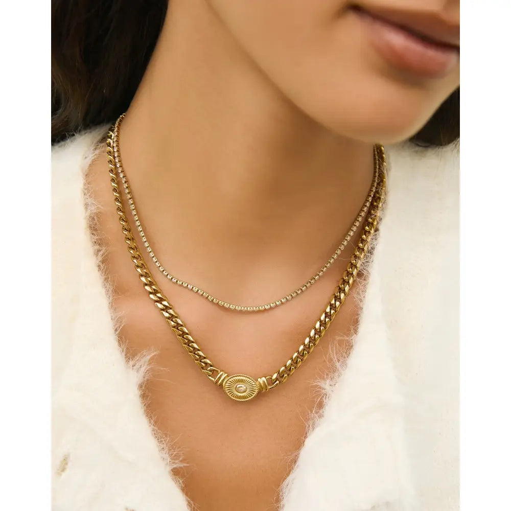 Alexandra Gold Necklace - Necklaces