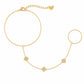 Alexandra Hand Chain Bracelet - Gold - Bracelets