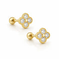 Alexandra Stud Earrings - Gold - Earrings