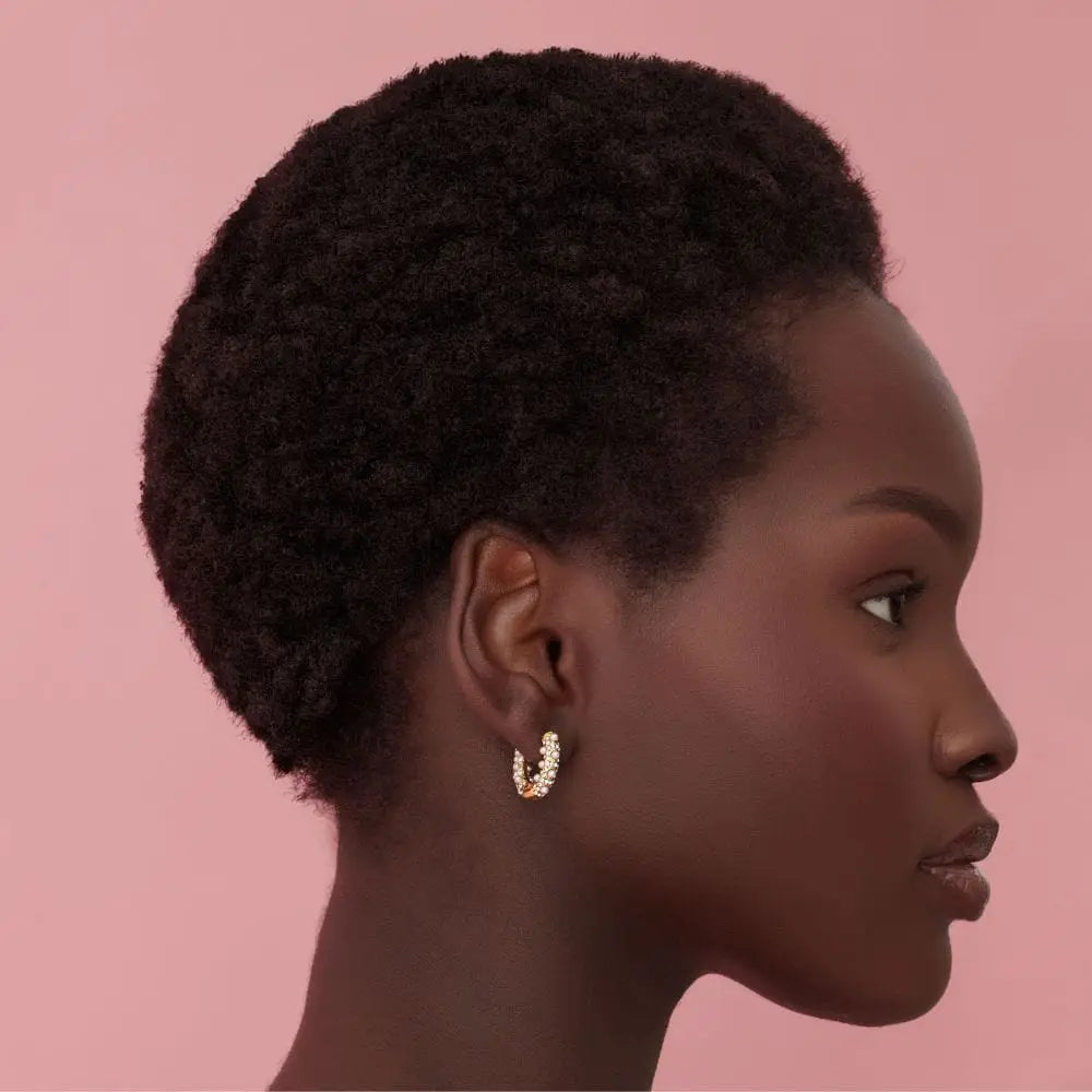 Alice Pearl Hoop Earrings - Earrings