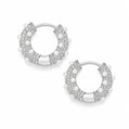 Alice Pearl Hoop Earrings - Silver - Earrings
