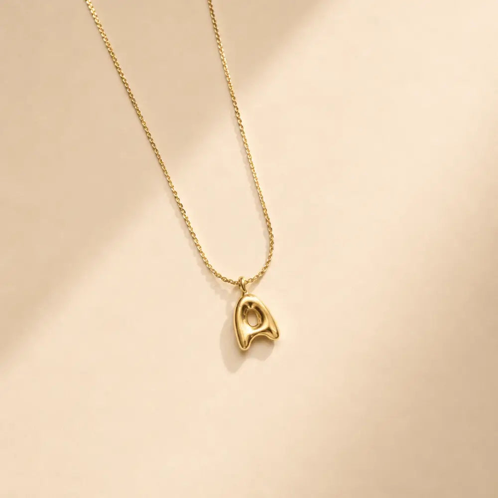 All About Me Initial Necklace - Necklaces