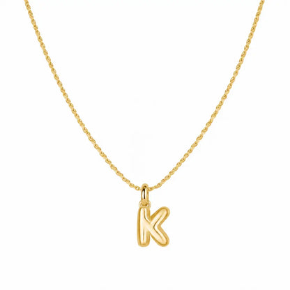 All About Me Initial Necklace - Gold / A - Necklaces