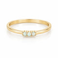 Ally Opal Ring - Silver / 5 - Rings