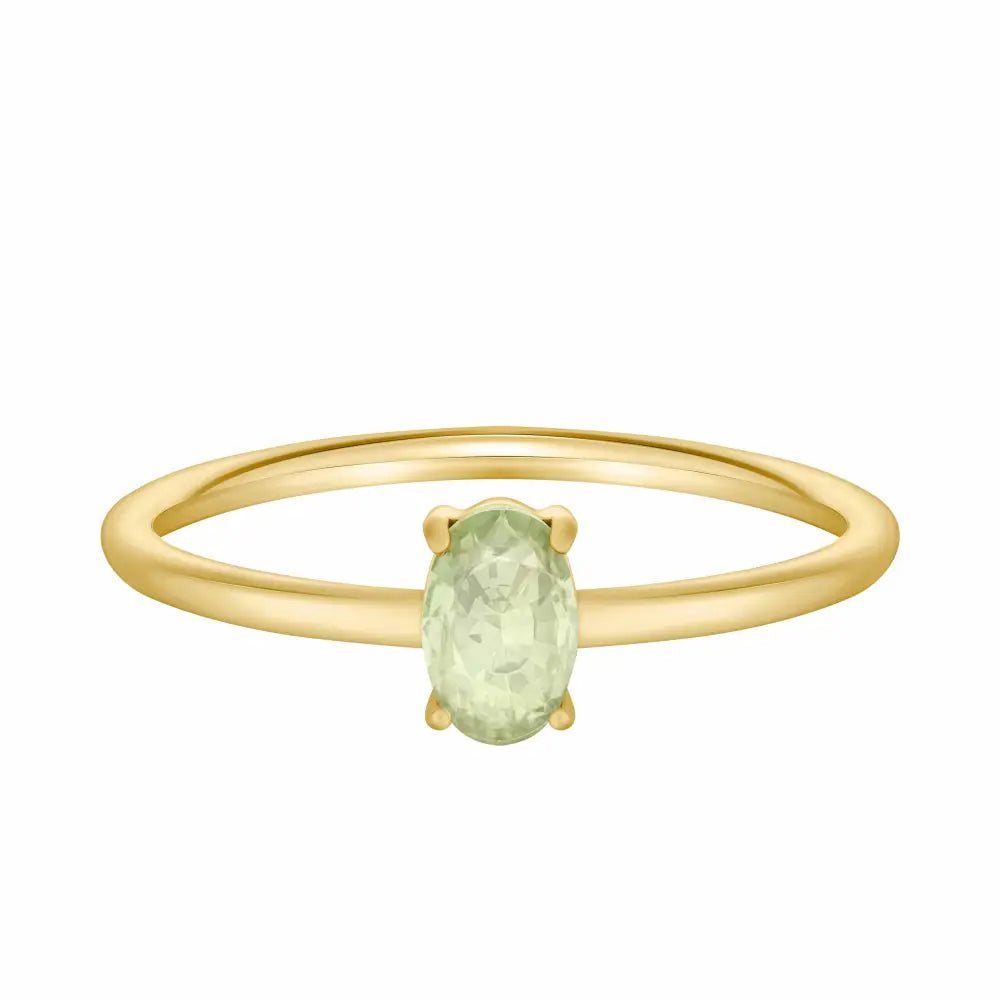 Always Birthstone Ring - Gold / 6 / August - Rings