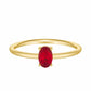 Always Birthstone Ring - Gold / 6 / January - Rings