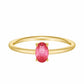 Always Birthstone Ring - Gold / 6 / July - Rings