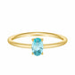 Always Birthstone Ring - Gold / 6 / March - Rings