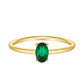 Always Birthstone Ring - Gold / 6 / May - Rings