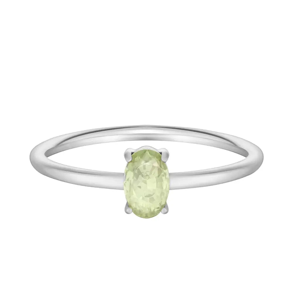 Always Birthstone Ring - Silver / 6 / August - Rings