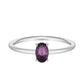 Always Birthstone Ring - Silver / 6 / February - Rings