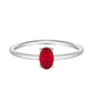 Always Birthstone Ring - Silver / 6 / January - Rings