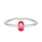 Always Birthstone Ring - Silver / 6 / July - Rings