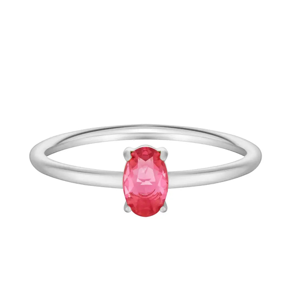 Always Birthstone Ring - Silver / 6 / July - Rings