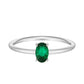 Always Birthstone Ring - Silver / 6 / May - Rings