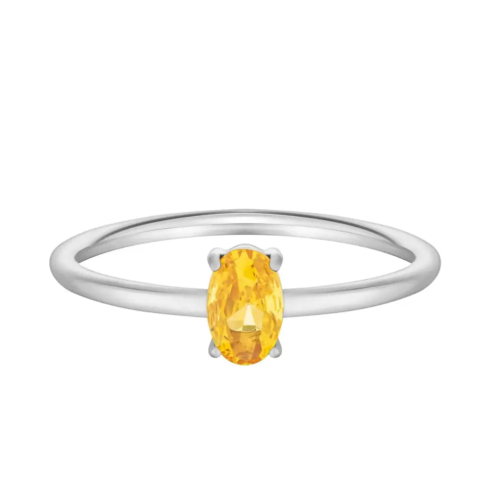 Always Birthstone Ring - Silver / 6 / November - Rings