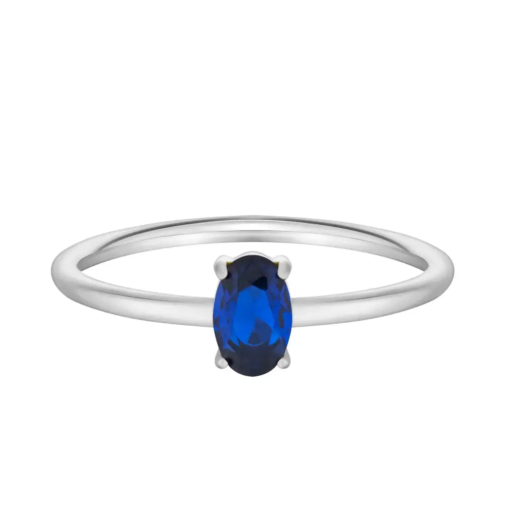 Always Birthstone Ring - Silver / 6 / September - Rings