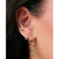 Amaretto Gold Huggie Earrings - Earrings
