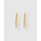 Amaretto Gold Huggie Earrings - Earrings