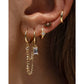 Amaretto Gold Huggie Earrings - Earrings