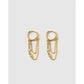 Amaretto Gold Huggie Earrings - Earrings