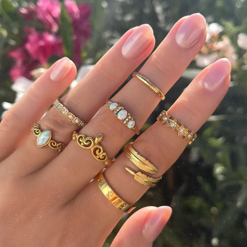 Amelia Plain Band Ring - Rings