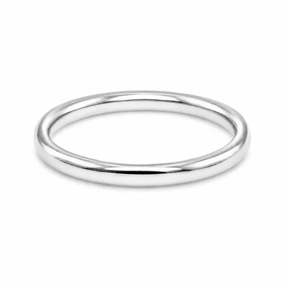 Amelia Plain Band Ring - Silver / 3 - Rings