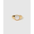 Amira Gold and Pearl Ring - Gold / 6 - Rings