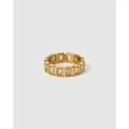Anastasia Gold Ring with Stones - Gold / 6 - Rings