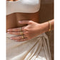 Anastasia Gold Ring with Stones - Rings