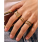 Anastasia Gold Ring with Stones - Rings