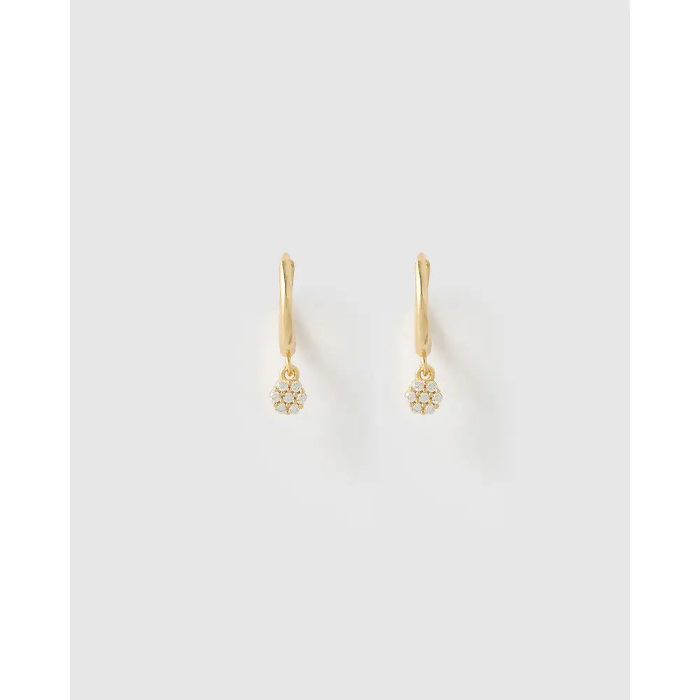 Annabelle Gold Hoop Earrings - Earrings