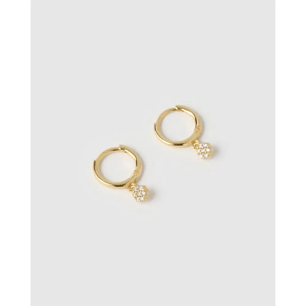 Annabelle Gold Hoop Earrings - Earrings