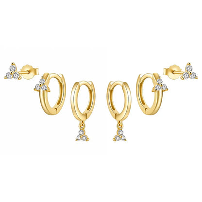 Annie Earring Set - Gold - Earrings