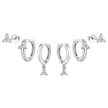 Annie Earring Set - Silver - Earrings