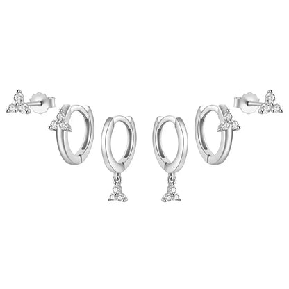 Annie Earring Set - Silver - Earrings