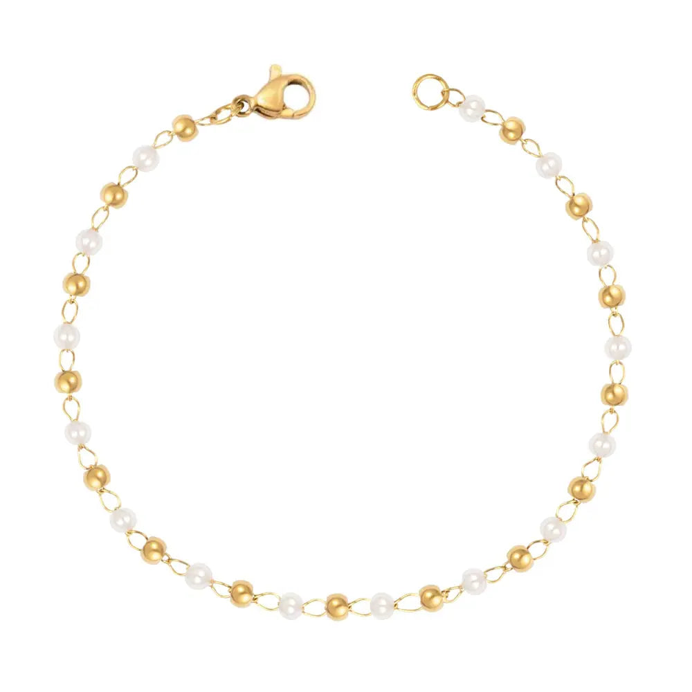 Antalya Pearl Bracelet - Gold / Small - Bracelets