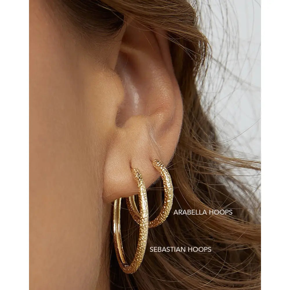 Arabella Hoop Earrings - Earrings