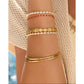 Archie Double Gold Bracelet Stack - Bracelets