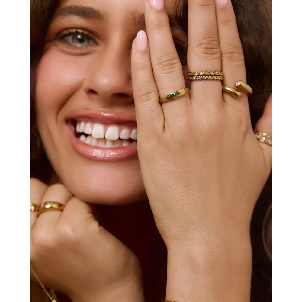 Aria Gold Ring - Rings