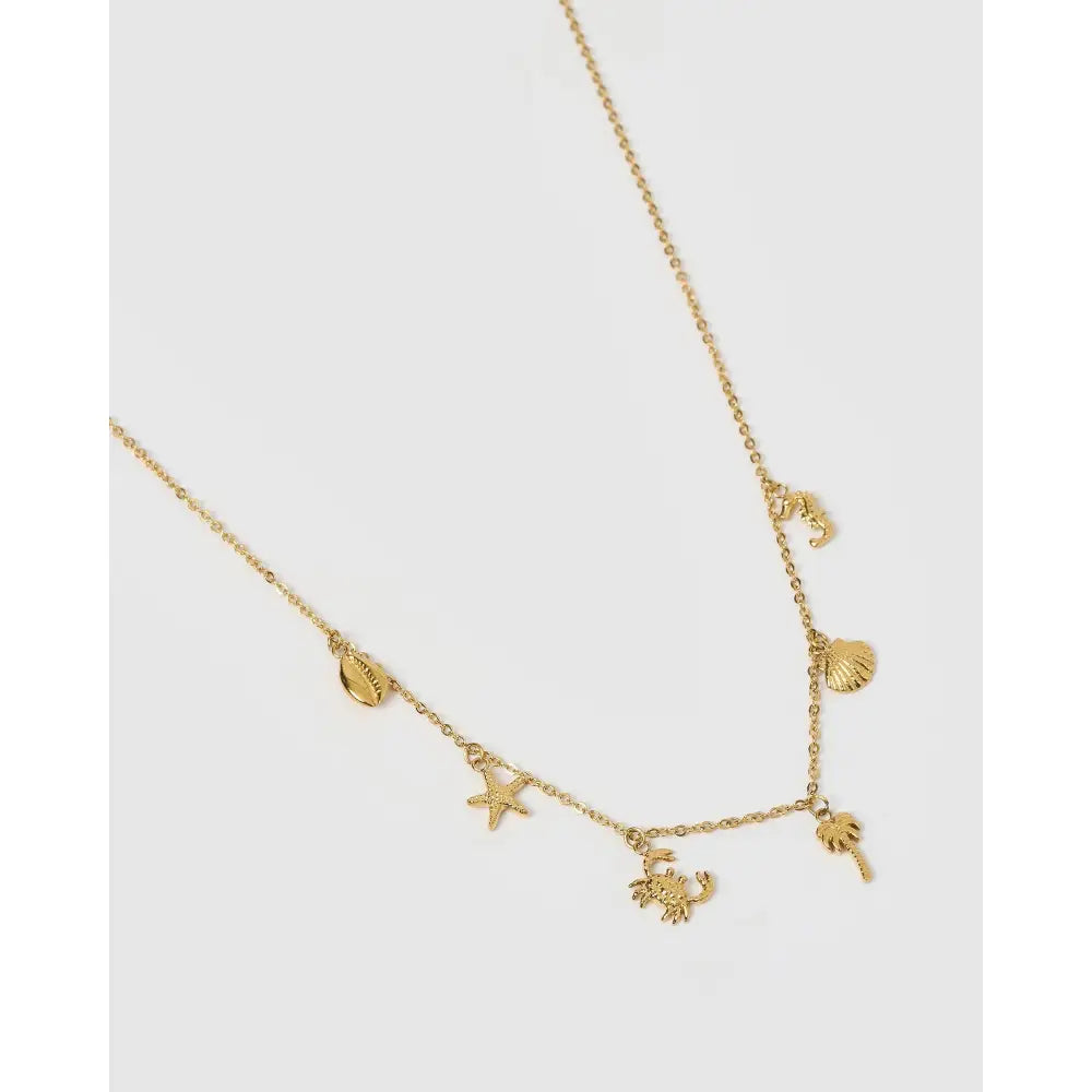 Ariel Gold Necklace - Necklaces