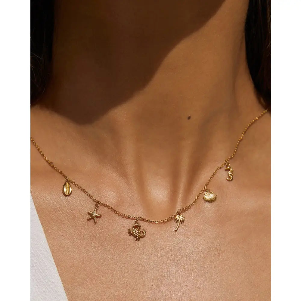 Ariel Gold Necklace - Necklaces
