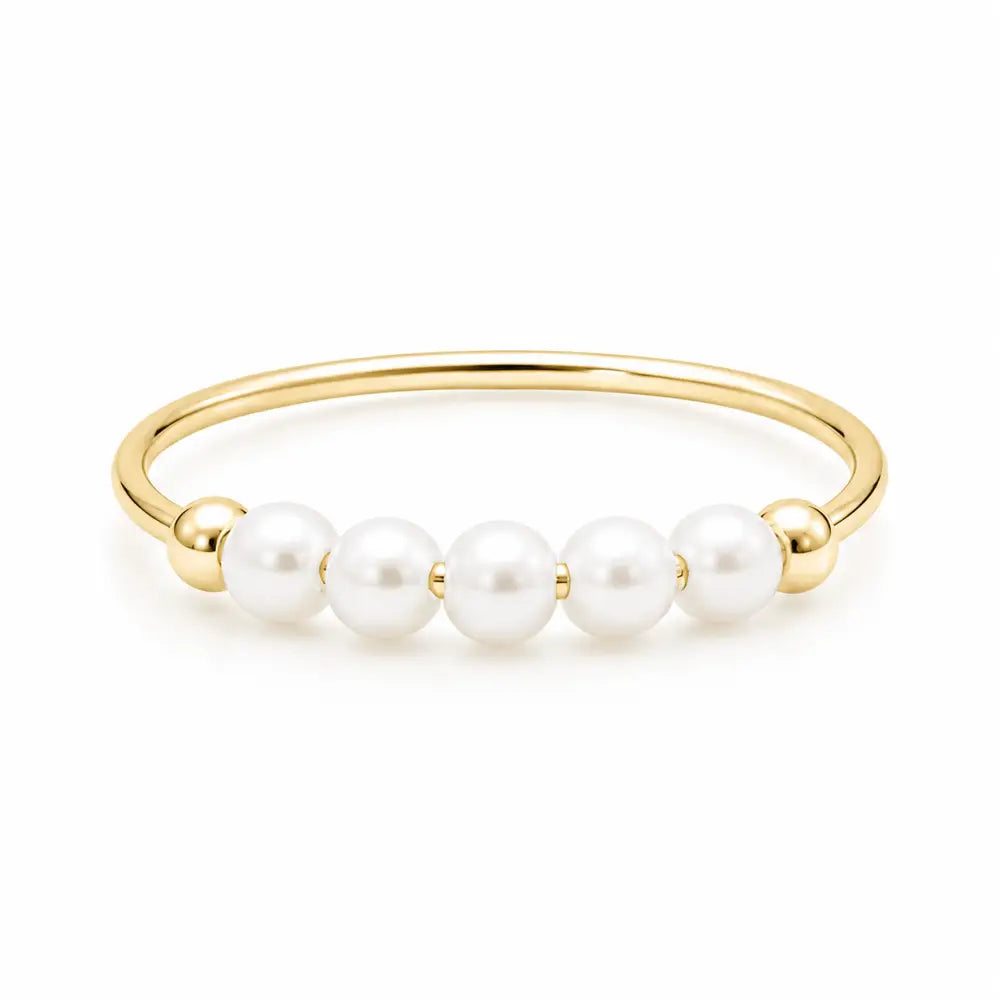Aruba Pearl Ring - Gold / 4 - Rings