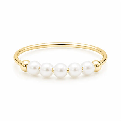 Aruba Pearl Ring - Gold / 4 - Rings