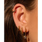 Asher Gold Charm Earrings - Earrings