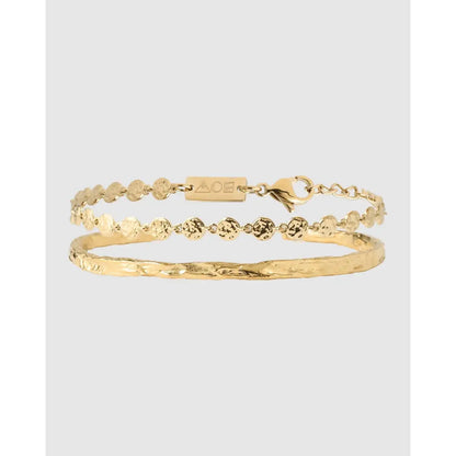 Atelio Bracelet Stack - Gold - Bracelets