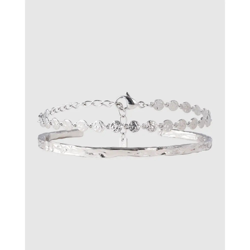 Atelio Bracelet Stack - Silver - Bracelets
