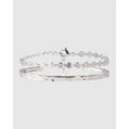 Atelio Bracelet Stack - Silver - Bracelets